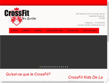 Tablet Screenshot of crossfitdelacite.com